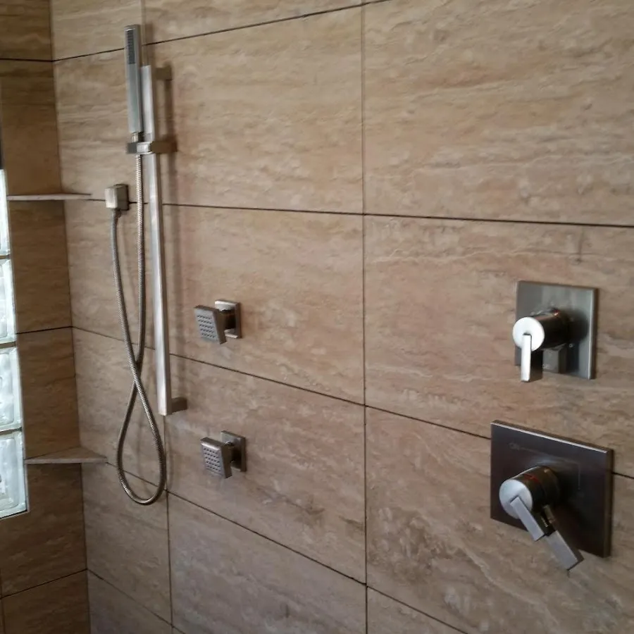 Shower fixture installation for Water Heater Replacement in Clute